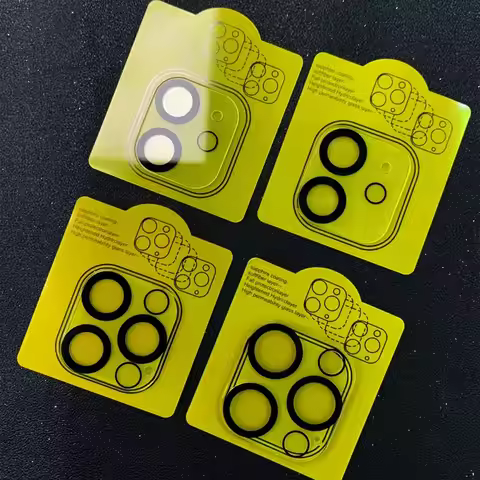 100PCS For IPHONE 16 15 14 plus 13 12 pro max 11 Pro 16e mini 3D Full Covered Back Camera lens Tempe