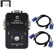 USB 2.0 KVM Switch KVM Manual Switch Switcher