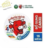 ชีสวัวแดง ขนาด 16 ชิ้น ที่เดียวในไทย!!  ชีสวัวหัวเราะ The Laughing cow cheese นำเข้าจากประเทศเวียดนา