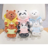 Cute Doll We Bare Bears Bear Wear Sweater Soft Plush Toy Girls &amp; Boys maenan