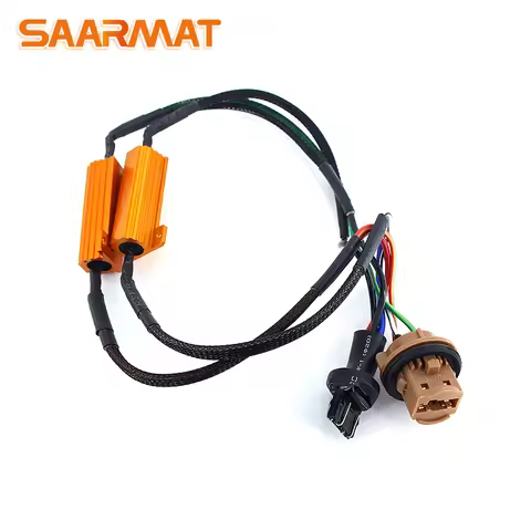 1156 BA15S 1157 P21W PY21W 7443 7440 Canbus Turn Signal Wiring No Error Flash Load Resistors Decoder