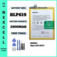 NEXCELL Bateri Serasi untuk Oppo A57 A57T CPH1701 Battery Bateri BLP619 ( 2900mAh ) with Free Openin