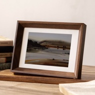 Wooden photo frame photo stand photo mounting empty frame 8-inch 6-inch 7-inch A4 photo frame high-e