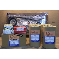 TOYOTA DYNA 14B 3.7 DIESEL OVERHAUL SET - PISTON PISTON RING CYLINDER LINER OVERHAUL GASKET SET