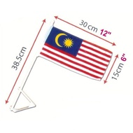 Malaysia Hand Flag / Spring Flag / Car Flag Bendera Malaysia Polyester  ธงชาติมาเลเซีย