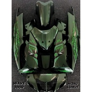 coverset dan sticker honda wave 100R / W100R / 100 R / WAVE 100 / EX5 CLASS1