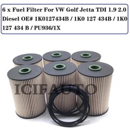 2/4/6 Pieces PU936/1X Engine Fuel Filter for VW Golf Jetta TDI 1.9 2.0 Diesel OE# 1K0127434B / 1K0 1