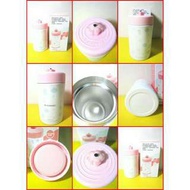 7-11 LE CREUSET FOR Hello Kitty 超玩美時尚限量不鏽鋼悶燒罐 粉色印花款 (運費自付)
