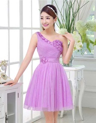 dress pesta wanita korea/gaun pesta D2891 e/gaun pesta ungu/gaun bridesmaid/dress bridesmaid