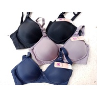Twinerry B5 Bra, Smooth Material, 3-Button Foam Bra, Size 36 38 40 42