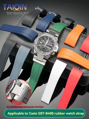 GST-B400 Modified Silicone strap For Casio G-SHOCK 5657 GST-B400D-1A GST-B400CD-1A3 Rubber Watch ban