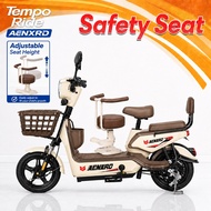 AENXRD Child Safety Front Seat for Electric Bike Scooter Kids Soft Cushion Seat Easy Install