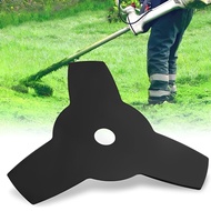 3T Black Metal Brush Cutter Blade 9 Inch Lawn Mower Grass Cutter Blade Circular Saw 3-Teeth Mata Mes