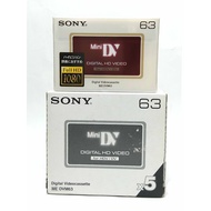 Sony DVM63HD Master Quality Full Hd 1080 HDV Pro Mini DV cassette tape for HDV camcorder handycam vi
