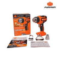 เครื่องเป่าลมร้อนไร้สาย 20V ปรับได้ 5 ระดับ อุณหภูมิ: 550°C PUMPKIN 50457 / INF-555CHG-401K-X20