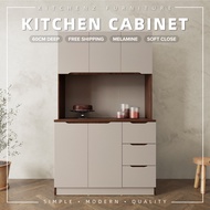 (Free Shipping) KitchenZ 4FT Cedar Pro Series 60CM Deep Full Melamine Tall Unit Kitchen Cabinet with