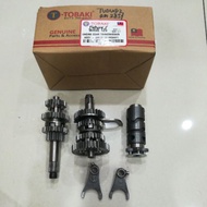 HONDA WAVE 125 / FUTURE 125 ENGINE GEAR BOX TRANSMISSION + DRUM GEAR SHIFT =FULL SET ORIGINAL BRAND TOBAKI HIGH QUALITY