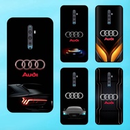 Oppo Reno 2F Black Bezel Phone Case Audi Car Brand