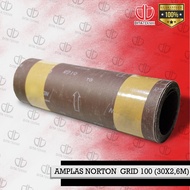 NORTON Grid 100-320 Sandpaper 30 Cm x 2.6 Meters Rubbing Paper - Polishing Paper - Polishing Sandpap