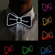 Flashing El Men's Bow Tie Party Wire Up Bow Party Bow Tie Tie Light Necktie Glowing Bow Tie Bow Tie LED Bow Tie