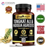 Coolkin-Fadogia Agrestis and Tongkat Ali Supplement (120 Capsules) - Made in the USA - Supports strength, energy and healthy immunity