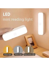 可充電無線led閱讀燈 - 壁掛、貼床頭燈、磁吸式櫥櫃照明、便攜化妝鏡與調光燈