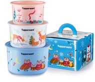 ready stock to ship out the next day - 2022 tupperware xmas one touch set  / Winter Wonders Collection Set SKU: 11167338