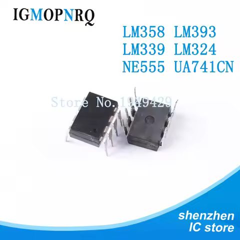20pcs dip UA741 lm324 lm393 lm339 ne555 lm358 amplifier circuit lm358n lm324n lm339n lm393n ne555p U