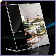 【COLORFUL】A6 Transparent Acrylic Display Stand Desk Display Card Stand 10cmx15cm❀