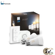 Hue White Ambiance Starter Kit: 2 E27 Smart Bulbs (1100lm) with BLUETOOTH & ZIGBEE