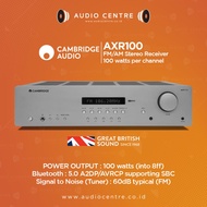 CAMBRIDGE AUDIO AXR100 FM/AM STEREO RECEIVER BUILT IN BLUETOOTH