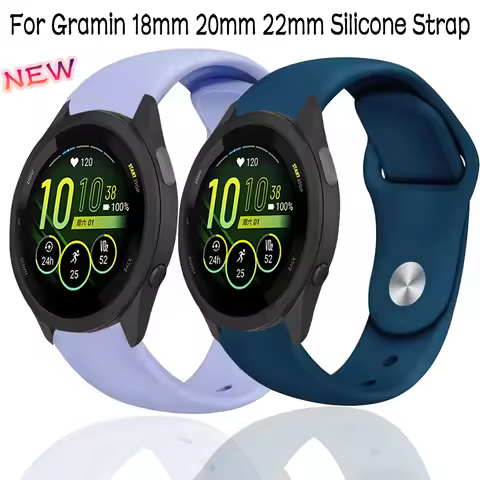 18/20/22mm Silicone Strap for Gramin Forerunner 970 570 965 265 265S 165 55 Sports Bracelet Garmin V