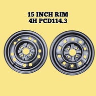 Steel Rim Besi / Rim Tyre / Tayar Rim / Tire Rim 15 Inch 4H PCD114.3 Proton Waja Persona Perdana Iri