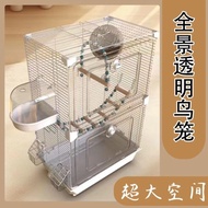 Budgie BIRD CAGE Black Phoenix BIRD CAGE Peony Bird Embroidered Eyes Large Villa