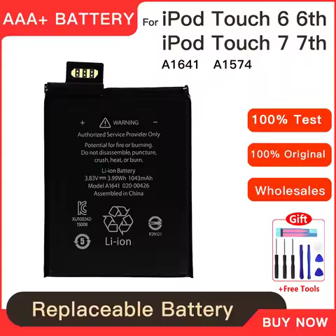 Genuine New Replacement Battery A1641 A1574 For Ipod Touch Gen 6th 7th ITouch6 Generation 6 7 6G Bat