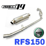 Benelli RFS150i Project79 Exhaust Project 79 Muffler Ekzos Manifold 28mm Power Boom RFS RFS150 Acces