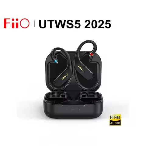 FiiO UTWS5 2025 True Wireless Bluetooth Earbuds Hook Headphone Amp for Detachable Earphone Hi-Res Au