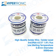 Solder Lead Solder Wire High Quality 63/37 Sn63 Pb37 Sn63Pb37 Tin 63% Lead 37% 500gram 0.8mm 1.8% Fl