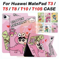 For Huawei MatePad T  T10s T8 T5 T3 10.1 9.6 8.0 inch cartoon High Quality Leather Tablet case