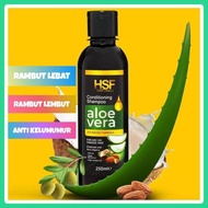 🌿SHAMPOO ALOE VERA HSF NATURALS | SHAMPOO RAMBUT LEBAT RAMBUT LEMBUT ANTI KELUMUMUR | SHAMPOO HSF