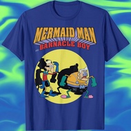 Makeyoushine X Generation90 Spongebob Mermaid Man and Barnacle Boy T-Shirt – Vintage 90s Retro Men's
