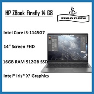 HP ZBook Firefly 14 G8 14" FHD(1920 x 1080) Mobile Workstation Intel i5-1145G7(4 Core) 16GB RAM 512G