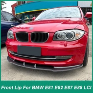 For BMW 1 Series E81 E82 E87 E88 LCI 2008-2011 Standard Edition Front Shovel Front Lip Modified ABS 