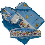 Tas Botol Susu Gendongan Bayi dan Selimut Topi / Gift Set 3 in 1 Doraemon