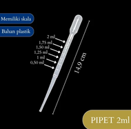 Pipet transfer / Pipet Fla / Pipet dekorasi kue / pipet tulis