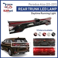 PERODUA ALZA 2022-2023Y TRUNK LED REAR GARNISH DRL THIRD BRAKE LIGHT / ALZA 2022-2023Y REAR GARNISH 