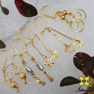 ISTIMEWA 916 Gold Lock Earring Subang Cangkuk Emas 916