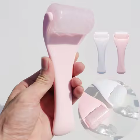 New PE Gel Ice Roller ICE ROLLER Ice Compress Facial Beauty Instrument Face Massage Ice Roller on Fa