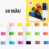 Màu Nước Grasp Dạng Thẻ Nén 18/24/36/42 Màu