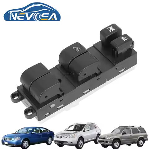 Master Power Window Switch For Nissan Tiida Pathfinder Versa Teana Rogue 2003 2007 2008 Glass Lifter